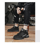 Bota de Couro Inverno Tática Shark