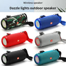 T&G New Mini Wireless Bluetooth Speaker Small Portable Double Speaker Card Household Outdoor Loud Subwoofer Support FM Radio TF