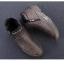 Botinha de Couro Inverno Forrada Casual Warm