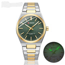 CURREN Relógio Masculino de Luxo 30M À Prova D 'Água Aço Inoxidável Quartzo