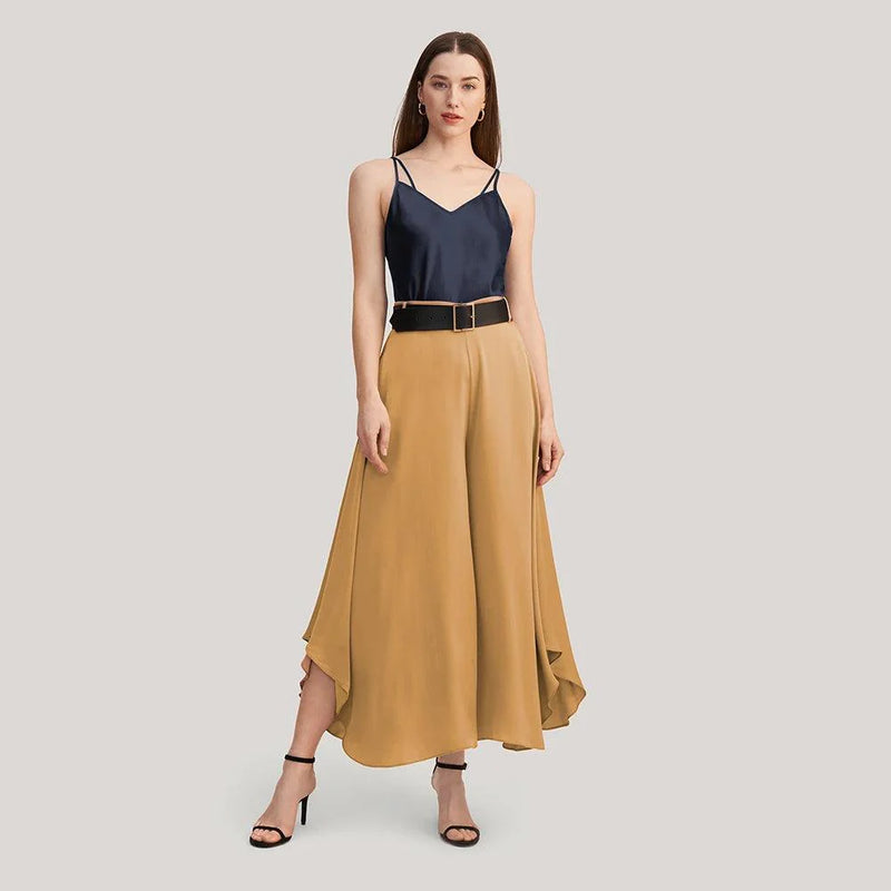 Blusa de Seda de Alça