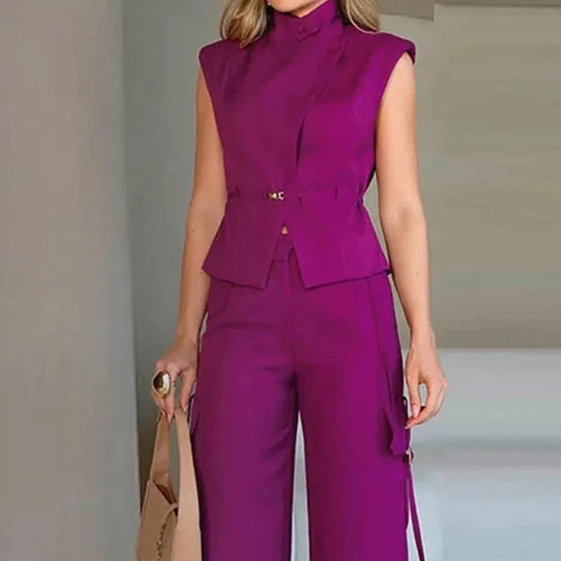 Conjunto Feminino Alfaiataria Púrpura