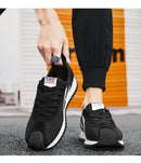 Tênis Casual Detalhes em Couro Chunky