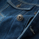 Jaqueta Jeans Masculina Cardigan