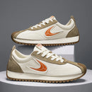 Tênis Casual Detalhes em Couro Chunky