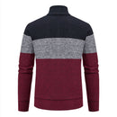 Casaco de Lã Suéter com Zíper Edge