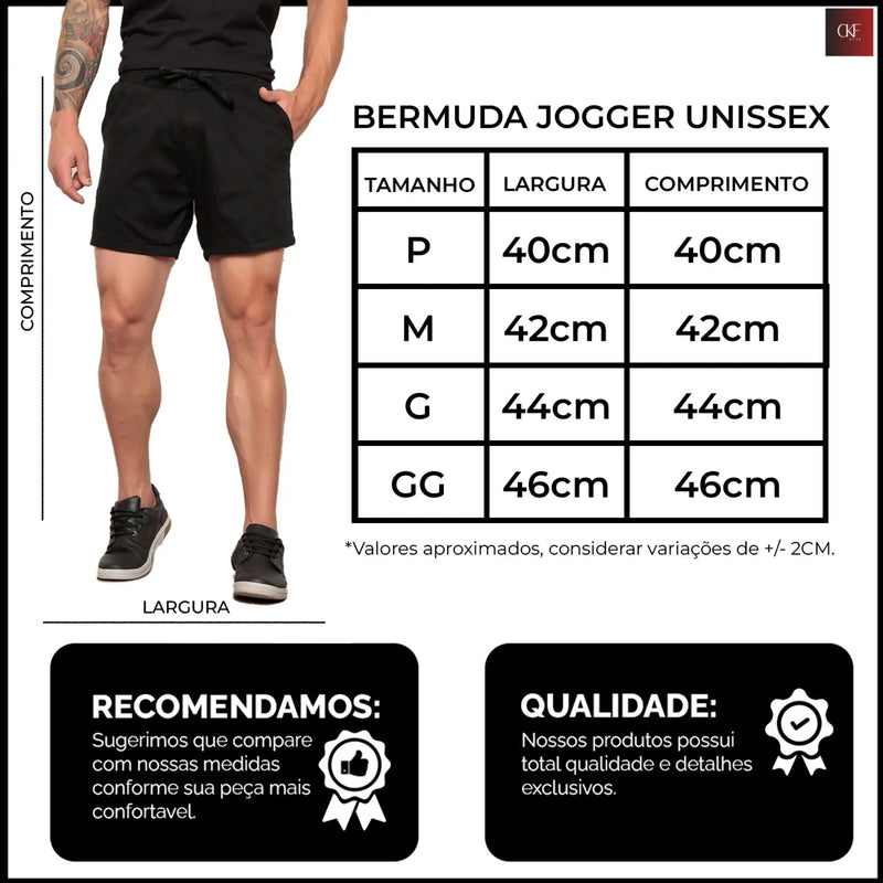 Kit 02 Bermuda Short Jogger Sarja