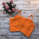 Cropped Gringa com detalhe no meio com amarração nas costas Moda 2023 111