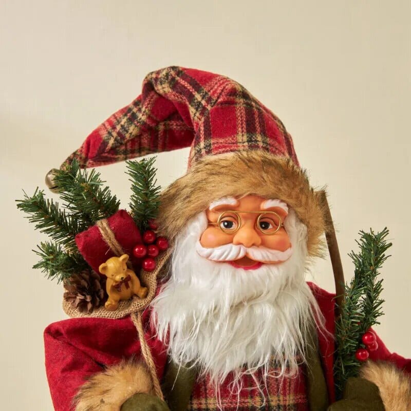 Boneco de Papai Noel Grande Decoração de Natal
