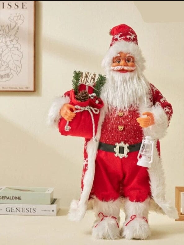 Boneco de Papai Noel Grande Decoração de Natal