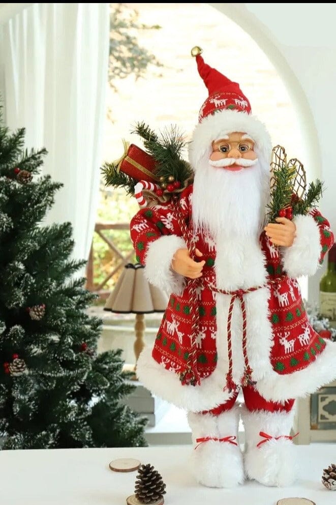 Boneco de Papai Noel Grande Decoração de Natal