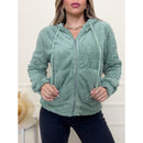 Blusa de Frio Feminina Casaco Moletom de Pelúcia