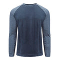 Men's Raglan Long Sleeve Blouse