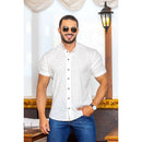 Camisa Social Masculina Gola Padre Linho 100% Algodão Qualidade Lavize Dress Reveillon