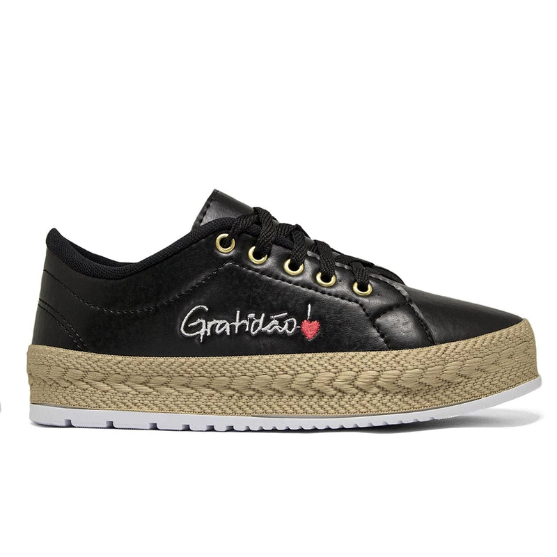 Tênis feminino dia a dia caminhada trabalho barato casual promoção Estilo Mulher Gratidão
