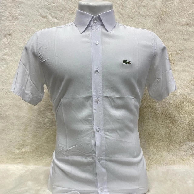 Men's Short Sleeve Beach Social Slim Hawaiian Cheap Shirt, Fabric and Viscose