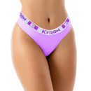 Kit 10 Calcinhas Fio Dental Cós Alto Calcinha de Algodão Lingerie Kyron