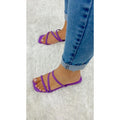 Women's Flat Slipper with Straps Launch (REF 3380)