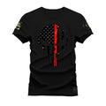 Camiseta Estampada Confortável Caveira Black