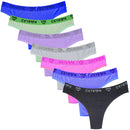 Kit 10 Calcinhas Fio Dental Cós Alto Calcinha de Algodão Lingerie Kyron