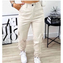 Calça cargo jogger Sarja skatista Com bolso Feminina