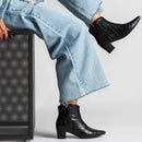 Western Women's Boot Pointed Toe Short Heel Thick Heel