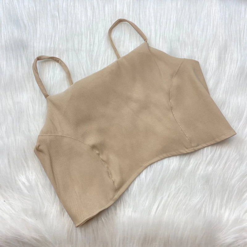 Cropped Gringa with detail in the middle and ties at the back Fashion 2023 111