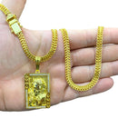 Cordão Grumet Cadeado escama  Dupla 7 mm Liga De Moeda Antiga Banhado a Ouro 18k