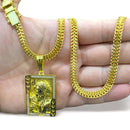 Cordão Grumet Cadeado escama  Dupla 7 mm Liga De Moeda Antiga Banhado a Ouro 18k