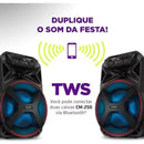 Mondial Portable Bivolt Amplified Speaker with USB Bluetooth and FM Radio CM-250 Power 250W Digital Display Black