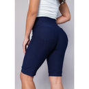 Women's Denim Shorts Bermuda Imitates Jeans Cos High Cotton