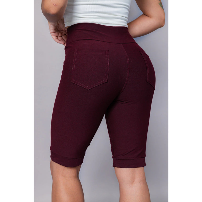 Women's Denim Shorts Bermuda Imitates Jeans Cos High Cotton