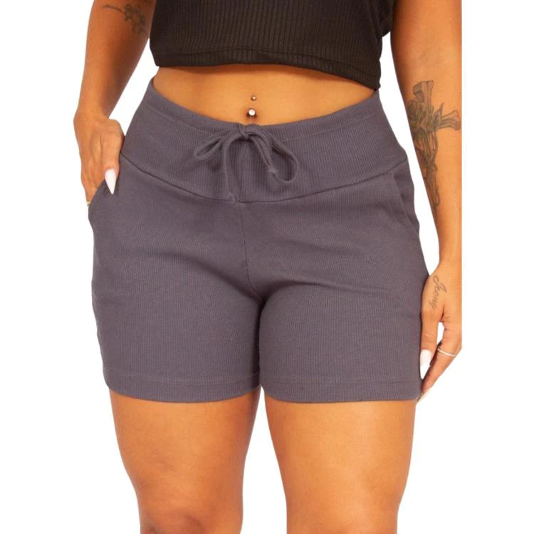 Short Bermuda Women's High Waist Gym
