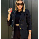 Women's Blazer Tailored Jacket Social Coat With Beautiful Button Super Shipping