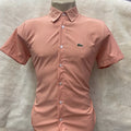 Men's Short Sleeve Beach Social Slim Hawaiian Cheap Shirt, Fabric and Viscose