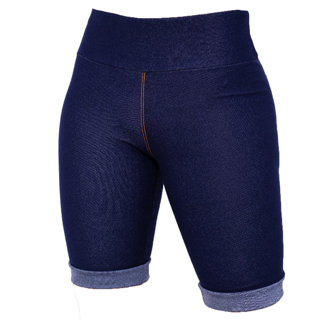 Women's Denim Shorts Bermuda Imitates Jeans Cos High Cotton