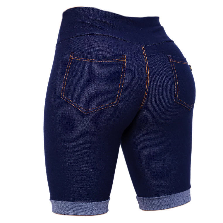 Women's Denim Shorts Bermuda Imitates Jeans Cos High Cotton