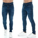 Calça Jeans Slim Masculina Estonada Com Elastano