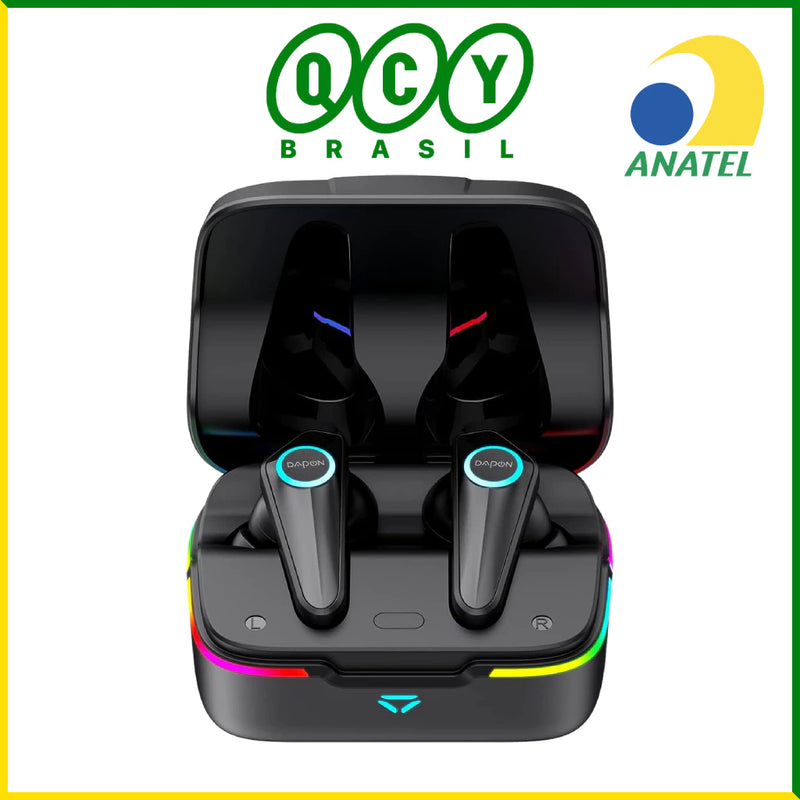 Qcy Dapon R11 Bluetooth 5.1 Gamer RGB Headphone - Black