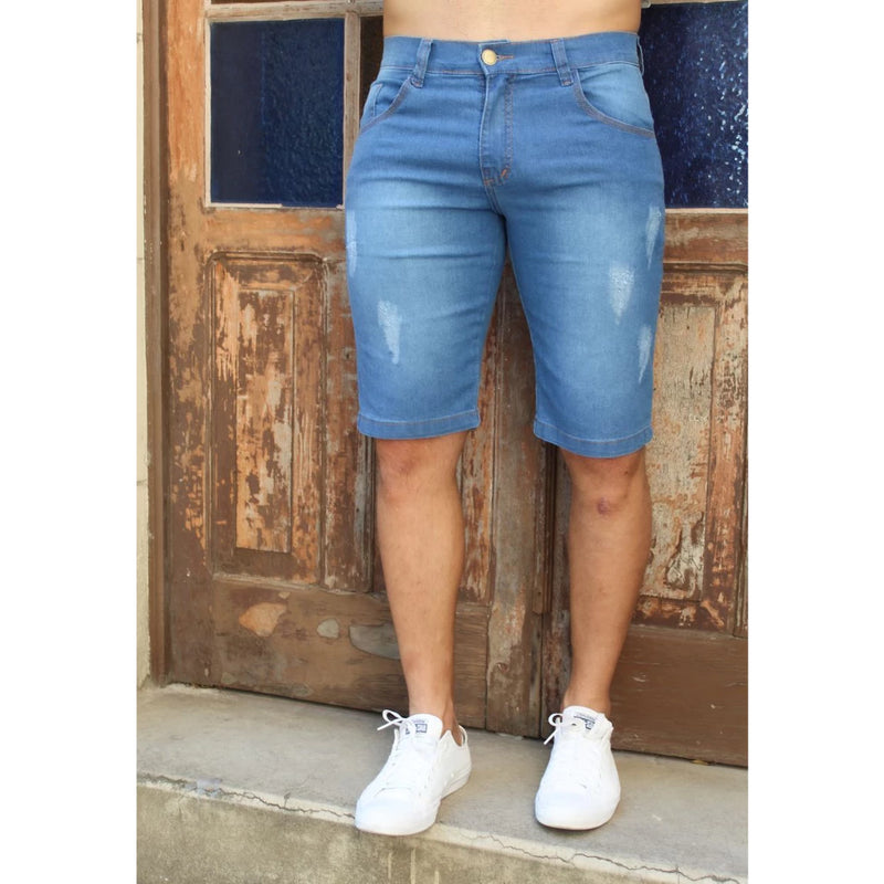 Kit 3 Bermudas Jeans Masculina Sr3 Premium