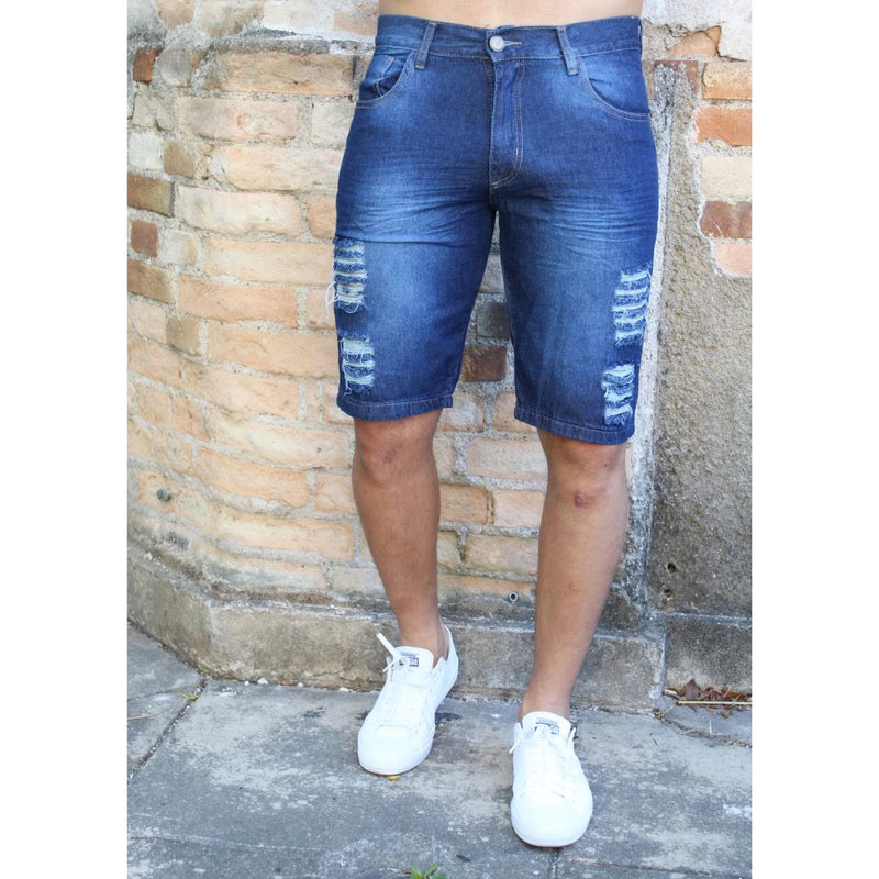 Kit 3 Bermudas Jeans Masculina Sr3 Premium
