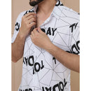 Camisas Floridas Estampadas Havaiana Praia Confortaveis Manga Curta Verão