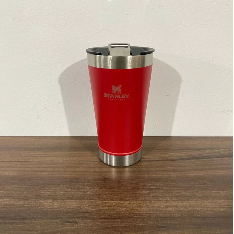 Copo Térmico Inox 473ml Com Tampa Preto e Colorido e Abridor ENVIO 24H