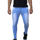 Calça Jeans Rasgada Destroyed Skinny Elastano  Masculina Premium