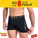 8 Cuecas Boxer Original PitBull Masculina - Coeca box  Masculino