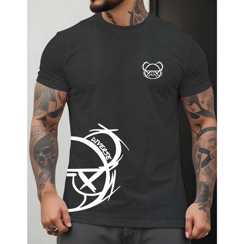 Camiseta Urso Diverse Street Wear Camisa Malha Premium Swag