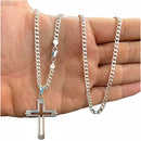 Cordão Corrente Grumet Masculino 4.5 mm a PRATA Legitima 925 - 70 cm