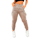 Calça  Cargo Feminina Jorgge  Bolso Lateral Com Lycra