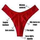 A calcinha fio duplo é um modelo fio dental super confortável, elegante e sexy