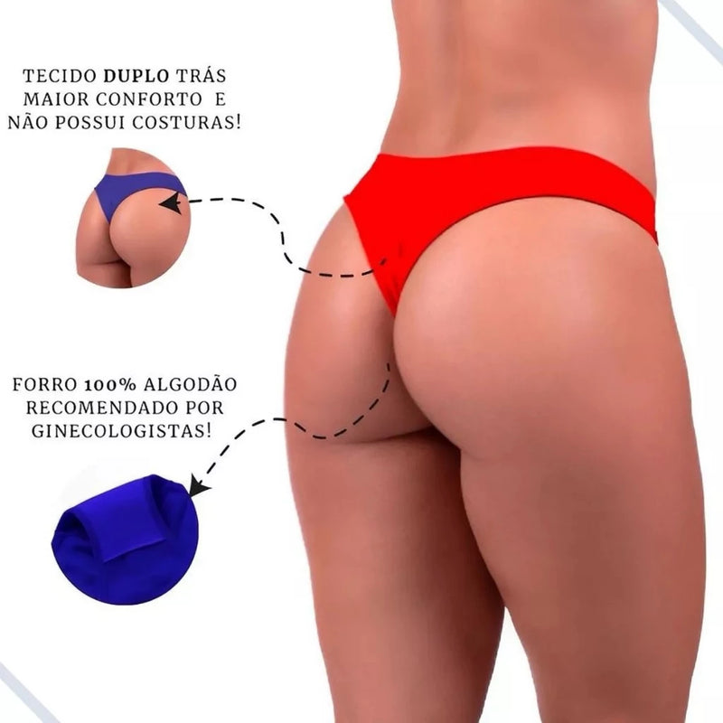 A calcinha fio duplo é um modelo fio dental super confortável, elegante e sexy